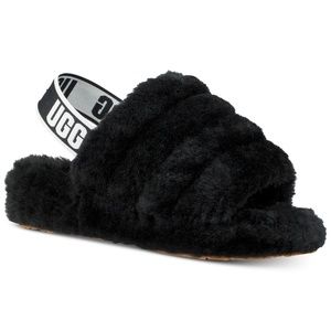 UGG Women's Fluff Yeah Slide Sandals Sheepskin Slingback Slippers